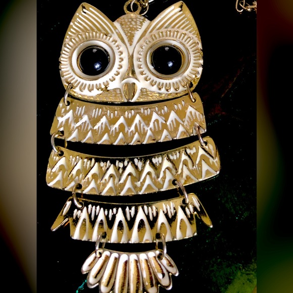 Claire’s Owl Long Opera Necklace - Picture 5 of 7